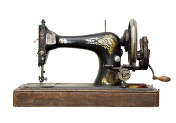 Photo Wallpaper - sewing machine - Mural, Poster, Stickers, Canvas