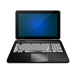 laptop computer isolated over white