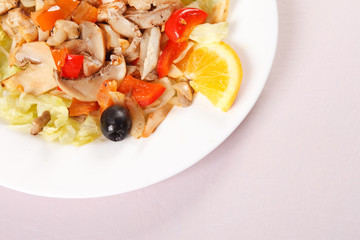 chicken with vegetables