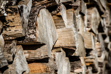 Closeup of Block of wood