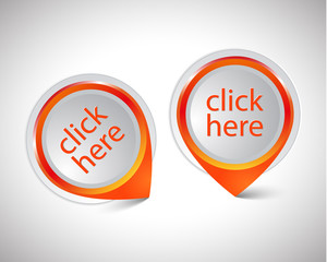 Vector pointer Click here pointer