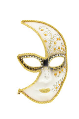 Venetian style decorated face mask