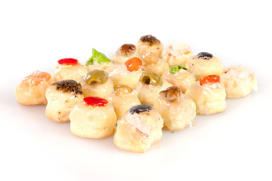 rombo di bignole salate