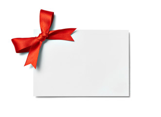 ribbon bow card note chirstmas celebration greeting