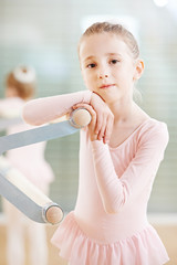 girl at ballet training