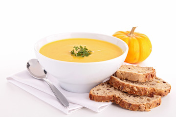 bowl of pumpkin soup