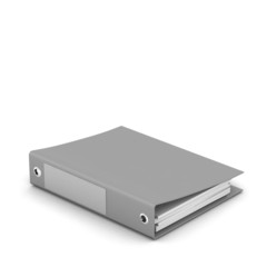 3d illustration of documents folder