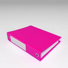 3d illustration of documents folder