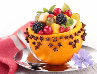 christmas fruit salad