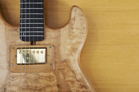 Wooden guitar