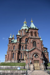 Fototapeta na wymiar Uspenski cathedral,Helsinki