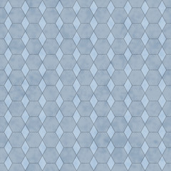 Blue Honey Comb Shape Fabric Background