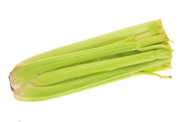 Green Celery Isolated On White Background