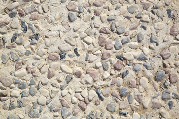 Texture di pietre e sabbia