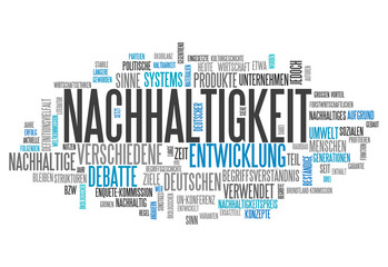 Wortwolke "Nachhaltigkeit"