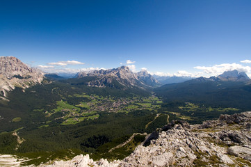 Fototapeta premium Cortina d´Ampezzo - Dolomiten - Alpen