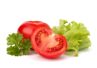 tomato vegetable and lettuce salad © Natika