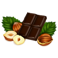 Nuts and chocolate