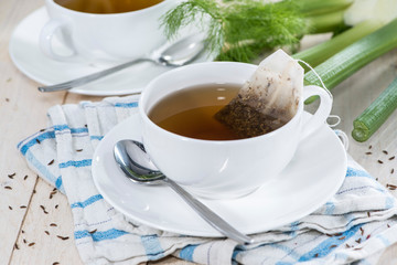 Fresh made Fennel Tea