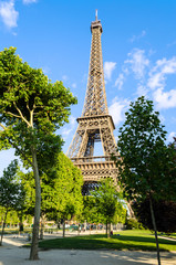 Eiffel Tower in the morning – Paris