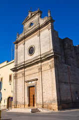 Fototapeta na wymiar Kościół św Michała. Manduria. Apulia. Włochy.