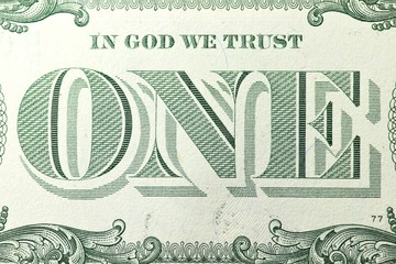 1 US Dollar Banknote