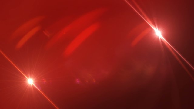 Red Lens Flare Abstract Background