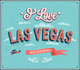 Vintage greeting card from Las Vegas - Nevada. - 56828372