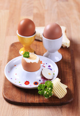 Boiled eggs