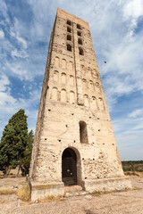 Fototapeta na wymiar Mudejar Tower San Nicolas