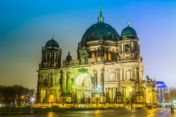 Fototapeta na wymiar Berliner Dom, is the colloquial name for the Supreme Parish