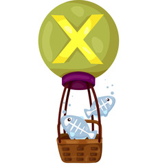 alphabet X for x-ray fish