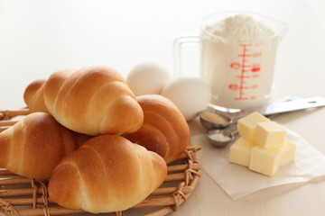 パンと材料
