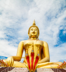Obraz premium naga in temple