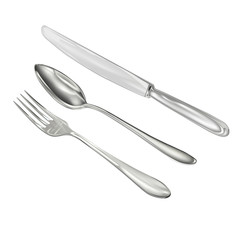 Cookware.Knife witch fork and spoon.