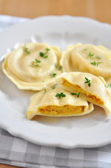 Kürbis Ravioli