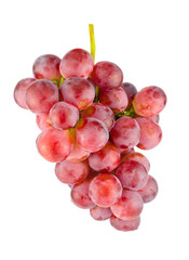 Red grape isolated on white background