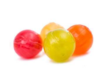 candy lollipops isolated