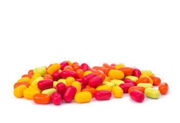 color pills isolated