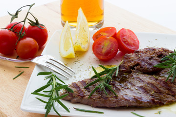 Veal steaks