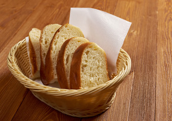 sliced ciabatta bread