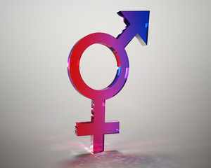 transgender symbol - obrazy, fototapety, plakaty