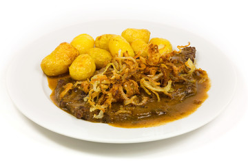 Zwiebelrostbraten