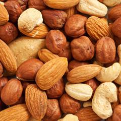 Nuts background