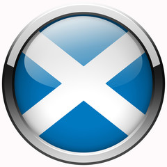 scotland flag gel metal button