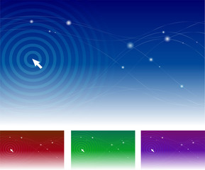 Blue abstract. Vector.