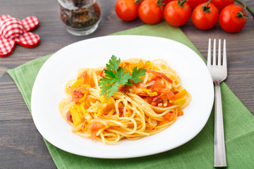 Pasta with vegetables