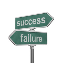 Success and failure concept