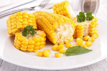 plate of corn