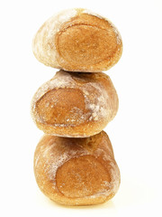 Fototapeta na wymiar tower baguette bread
